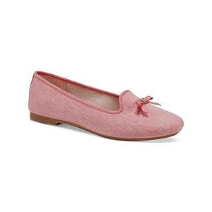CHARTER CLUB Womens Coral Metallic Kimii Round Toe Slip On Loafers Shoes 5.5 M